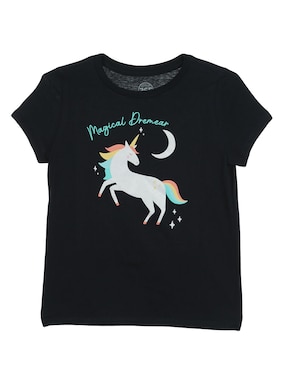 Playera 365 Essential Manga Corta Para Niña