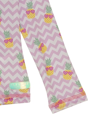 Wetshirt Sunskin estampado para niña