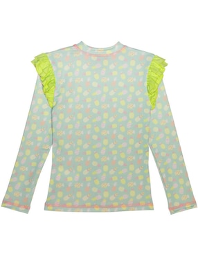 Wetshirt Sunskin estampado para niña