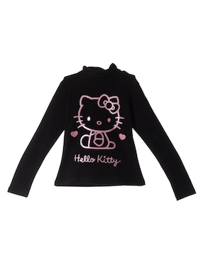 Playera Hello Kitty Manga Larga Para Niña