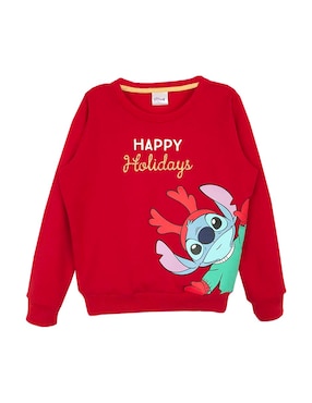 Sudadera Disney Stitch Para Niña