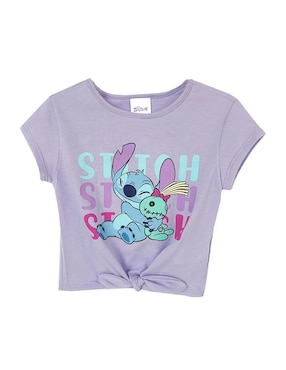 Playera Disney Manga Corta Para Niña