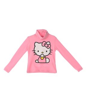 Playera Hello Kitty Manga Larga Para Niña