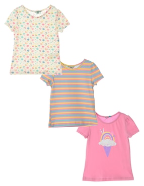 Set De Blusa Piquenique Para Niña