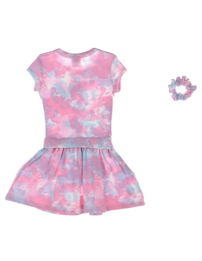 Vestido Hello Kitty manga regular para niña