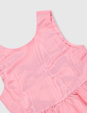 Vestido Bardot Junior manga regular para niña