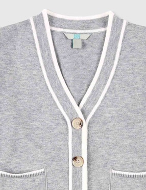 Suéter con bolsillos Piquenique Collection para niña