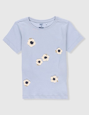 Playera Matt & Megan John Nada manga corta para niña