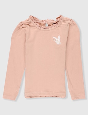 Playera Matt & Megan manga larga para niña