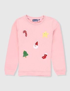 Sudadera Matt & Megan Navideña para niña