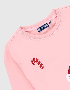 Sudadera Matt & Megan Navideña para niña
