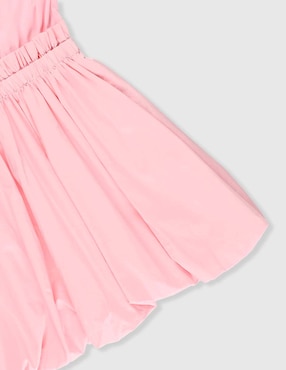Vestido Piquenique manga cap para niña
