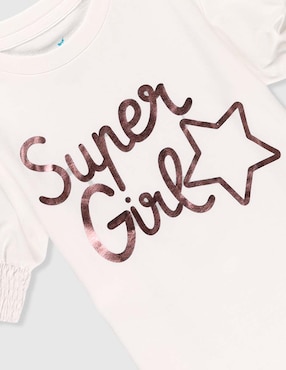 Playera Piquenique manga corta para niña