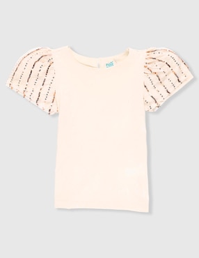 Blusa regular Piquenique para niña