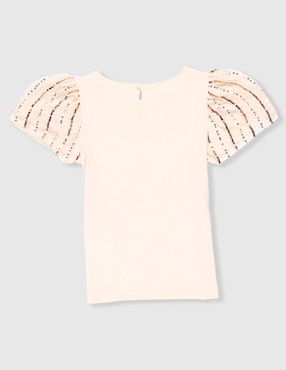 Blusa regular Piquenique para niña
