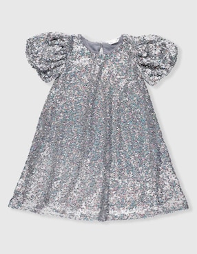 Vestido Piquenique Collection manga globo para niña