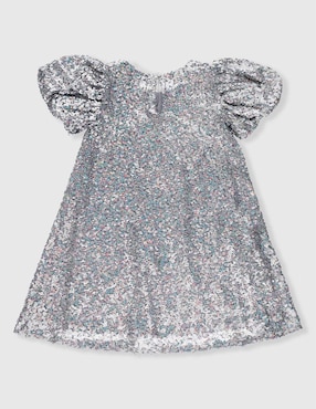 Vestido Piquenique Collection manga globo para niña