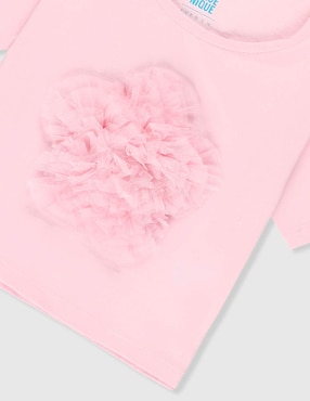 Playera Piquenique manga corta para niña