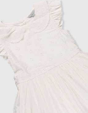Vestido Piquenique Collection manga cap para niña
