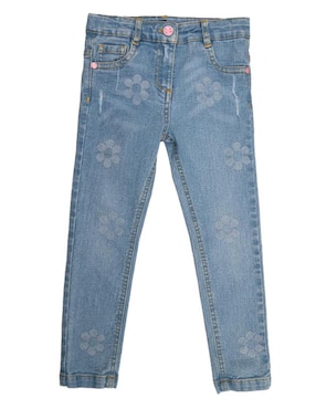 Jeans straight Ferrioni lavado medio para niña