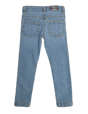 Jeans straight Ferrioni lavado medio para niña