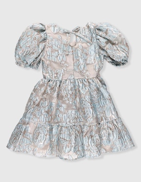 Vestido Bonnie Jean manga globo para niña