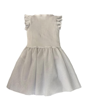 Vestido Disney Ariel manga volantes para niña