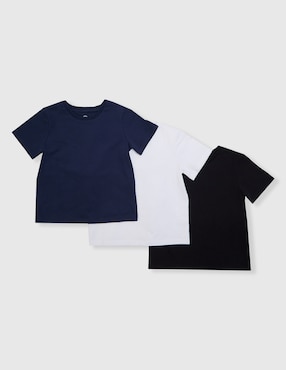 Set playera 365 Essential manga corta para niña