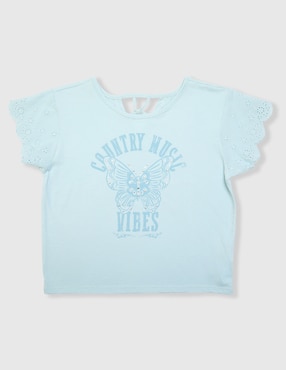 Playera The Childrens Place manga corta para niña