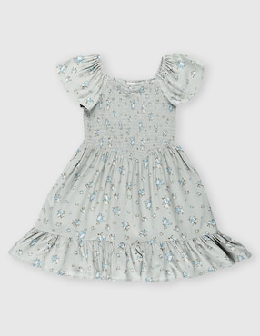 Vestido The Children's Place manga cap para niña