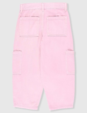 Jeans cargo amplio The Children's Place para niña