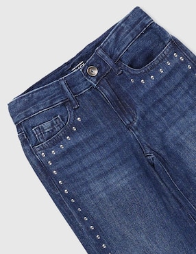 Jeans amplio The Children's Place lavado claro para niña