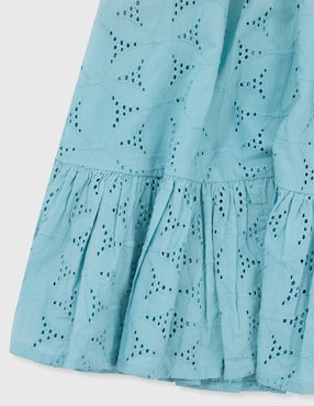 Vestido Piquenique Collection manga volantes para niña