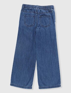Jeans amplio Cat & Jack lavado obscuro para niña