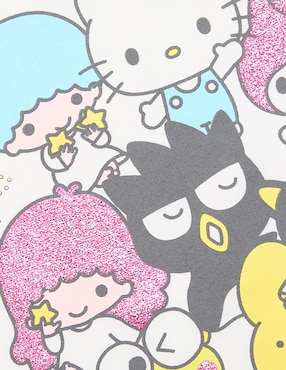 Playera Hello Kitty manga corta para niña