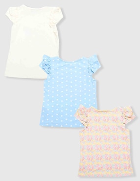 Set de blusa Piquenique para niña