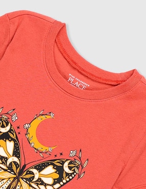 Playera The Childrens Place manga corta para niña
