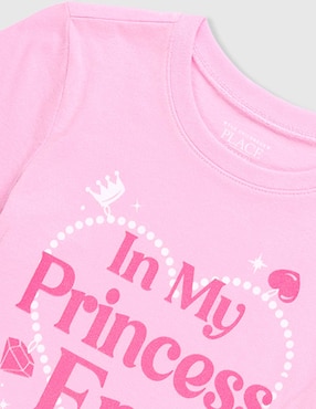 Playera The Childrens Place In My Princess Era manga corta para niña