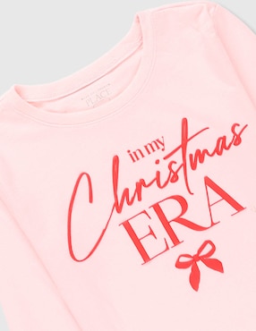 Playera The Childrens Place manga larga para niña
