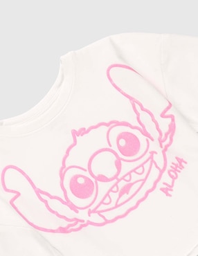 Playera Disney manga corta para niña