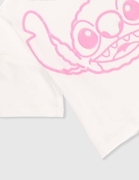 Playera Disney manga corta para niña