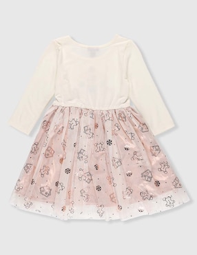 Vestido Zunie manga regular para niña