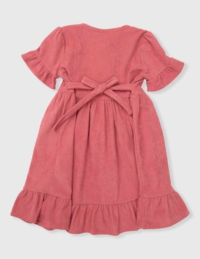Vestido Chersi manga volantes para niña