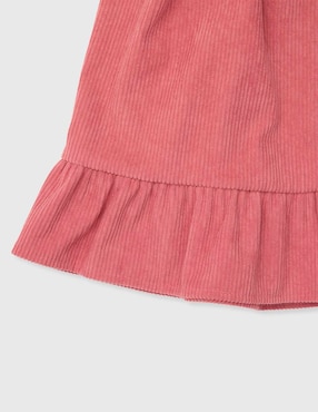Vestido Chersi manga volantes para niña
