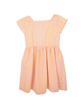 Vestido Ferrioni Mandarina manga regular para niña