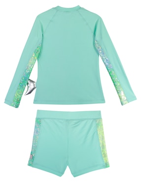 Conjunto wetshirt Sunskin estampado para niña