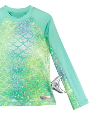 Conjunto wetshirt Sunskin estampado para niña