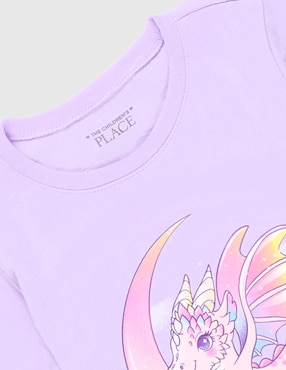 Playera The Children's Place manga corta para niña