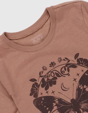 Playera The Children's Place manga corta para niña
