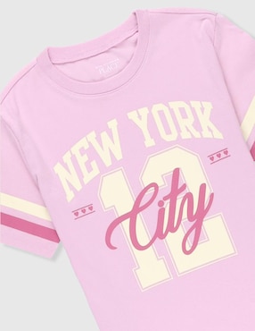 Playera The Children's Place manga corta para niña